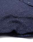 Outclass Shirt Tweed Flannel Indigo-Men's Shirts-Brooklyn-Vancouver-Yaletown-Canada