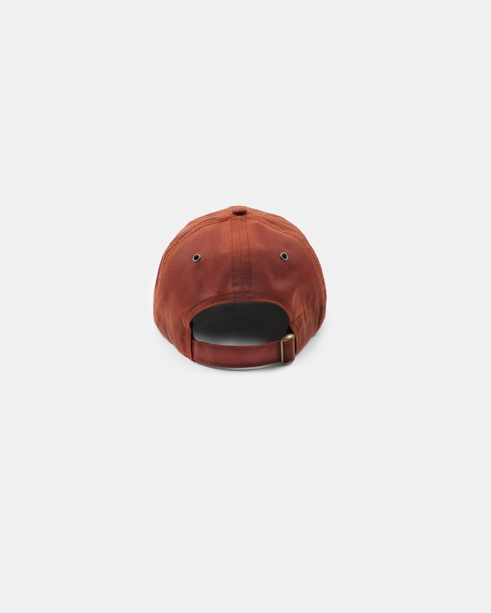 Dehen Ever Wax Canvas Baseball Cap Brick FW24-Men&#39;s Accessories-Brooklyn-Vancouver-Yaletown-Canada