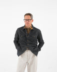 Dehen Over Shirt Crissman LW Charcoal FW24-Men's Jackets-Brooklyn-Vancouver-Yaletown-Canada