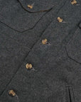 Dehen Over Shirt Crissman LW Charcoal FW24-Men's Jackets-Brooklyn-Vancouver-Yaletown-Canada