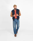 Dehen Varsity Jacket Dark Navy FW24-Men's Coats-Brooklyn-Vancouver-Yaletown-Canada