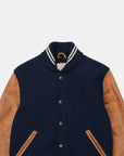 Dehen Varsity Jacket Dark Navy FW24-Men's Coats-Brooklyn-Vancouver-Yaletown-Canada