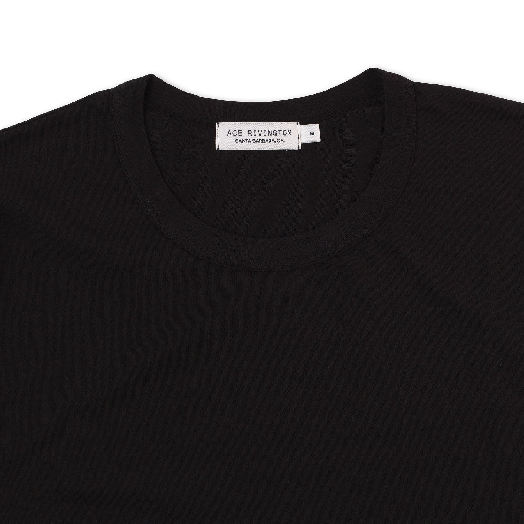 Ace Rivington Supima T Shirt SS Black-Men's T-Shirts-Brooklyn-Vancouver-Yaletown-Canada