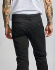 Easy Mondays Drawstring Chino Black-Men's Pants-Brooklyn-Vancouver-Yaletown-Canada