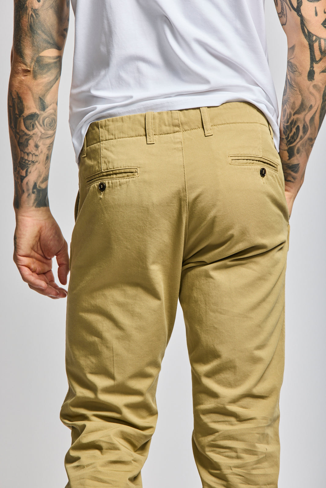 Easy Mondays Drawstring Chino Khaki-Men&#39;s Pants-Brooklyn-Vancouver-Yaletown-Canada