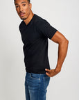 Easy Mondays T Shirt V Neck Black-Men's T-Shirts-Brooklyn-Vancouver-Yaletown-Canada