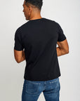 Easy Mondays T Shirt V Neck Black-Men's T-Shirts-Brooklyn-Vancouver-Yaletown-Canada