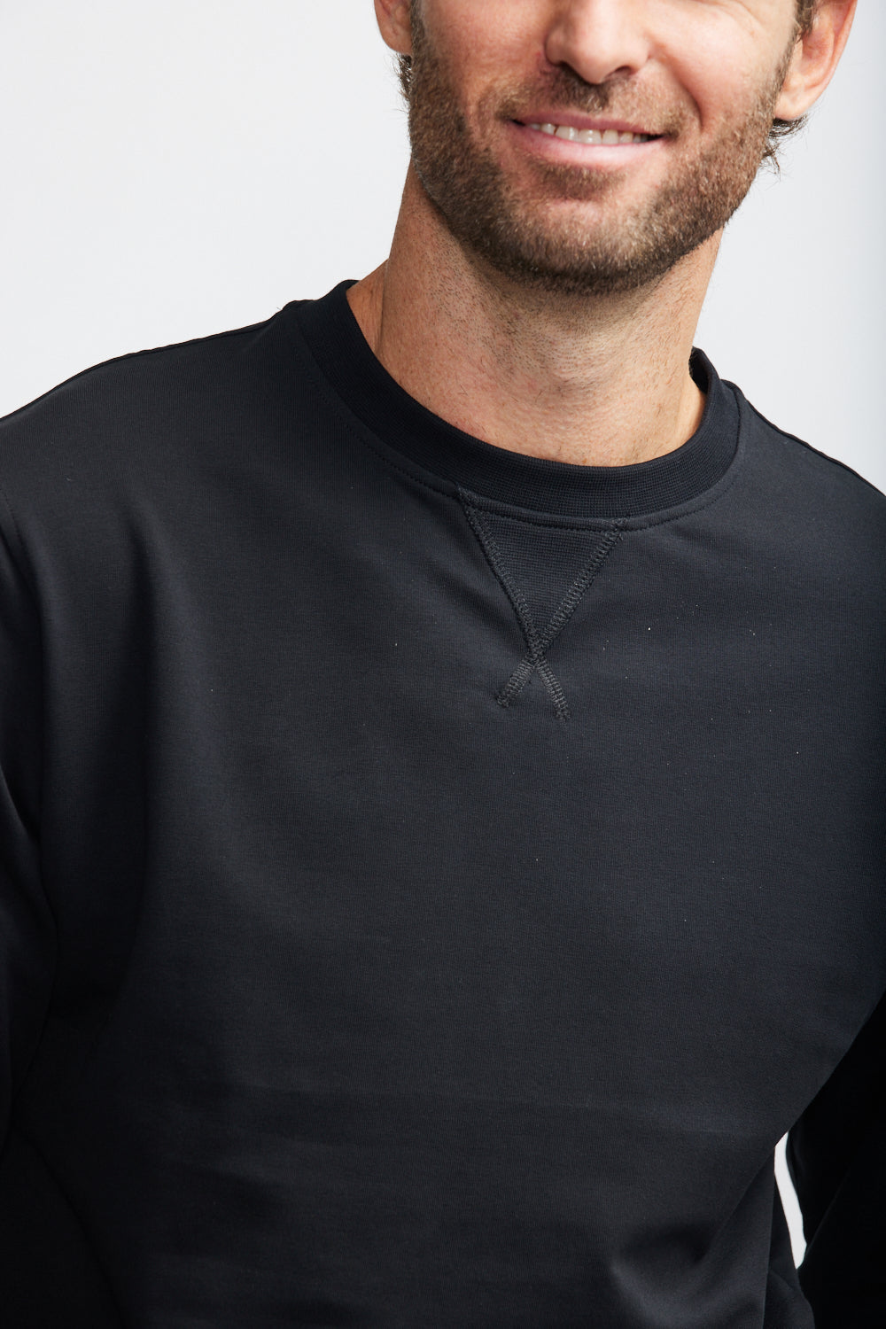 Easy Mondays Sweatshirt Crew Neck Black-Men&#39;s Sweatshirts-Brooklyn-Vancouver-Yaletown-Canada