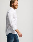 Easy Mondays Poplin Shirt White SS24-Men's Shirts-Brooklyn-Vancouver-Yaletown-Canada