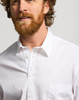 Easy Mondays Poplin Shirt White SS24-Men's Shirts-Brooklyn-Vancouver-Yaletown-Canada