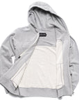 Frere Du Nord Winter Zip Up Hoodie Heather Grey-Men's Sweatshirts-Brooklyn-Vancouver-Yaletown-Canada