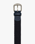 34 Heritage Elastic Belt Navy Blue SS24-Men's Belts-Brooklyn-Vancouver-Yaletown-Canada