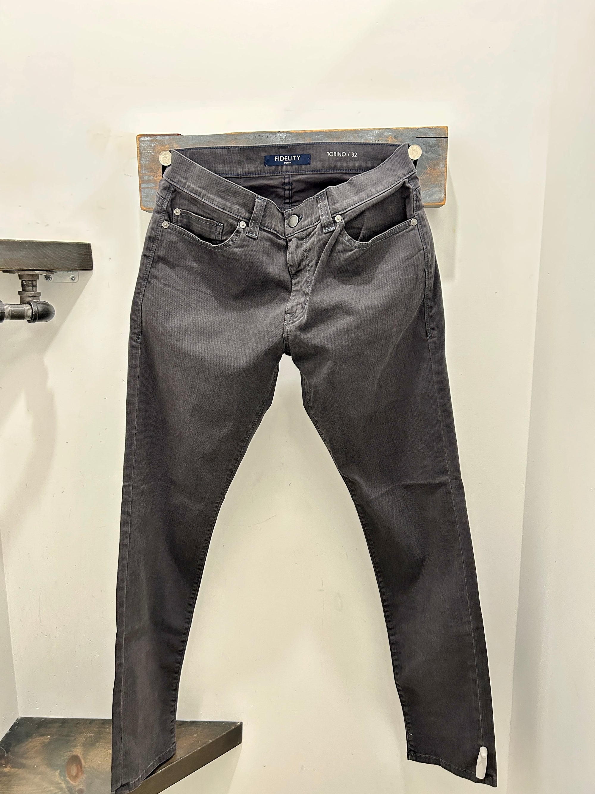 Fidelity Denim Torino Blue Iron Racine Twill Slim Fit Jeans-Men&#39;s Denim-Yaletown-Vancouver-Surrey-Canada