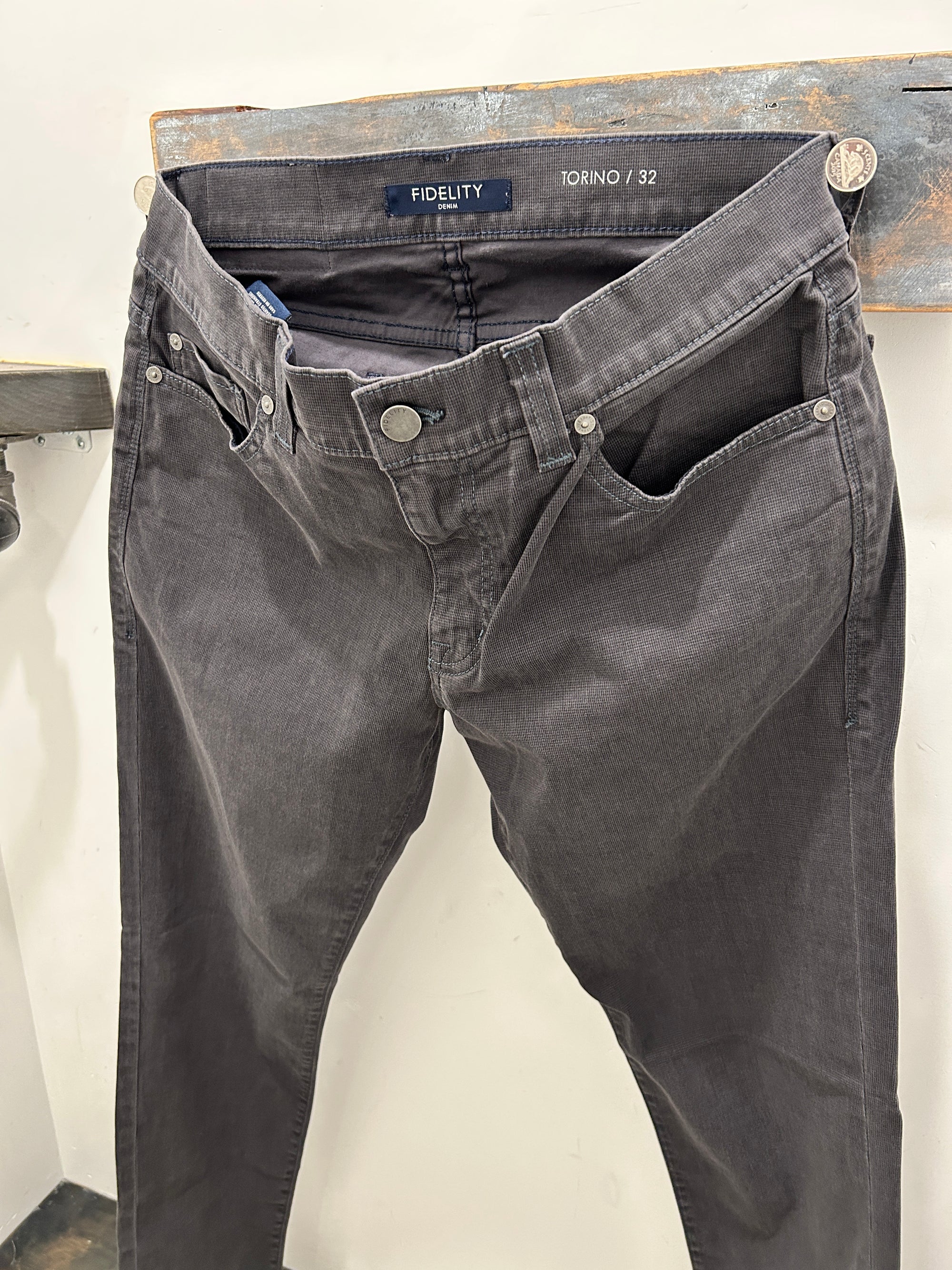 Fidelity Denim Torino Blue Iron Racine Twill Slim Fit Jeans-Men&#39;s Denim-Yaletown-Vancouver-Surrey-Canada