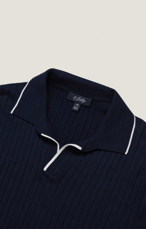 34 Heritage Polo Sweater - Navy