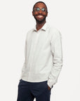 18Waits Long Sleeve Dylan White Linen SS24-Men's Shirts-Brooklyn-Vancouver-Yaletown-Canada