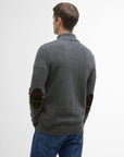 Barbour Sweater Holden Half Zip Knitted Jumper Grey Marl-Men's Sweaters-Brooklyn-Vancouver-Yaletown-Canada