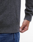 Barbour Sweater Holden Half Zip Knitted Jumper Grey Marl-Men's Sweaters-Brooklyn-Vancouver-Yaletown-Canada