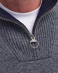 Barbour Nelson Essential Half Zip Jumper Storm Grey-Men's Sweaters-Brooklyn-Vancouver-Yaletown-Canada