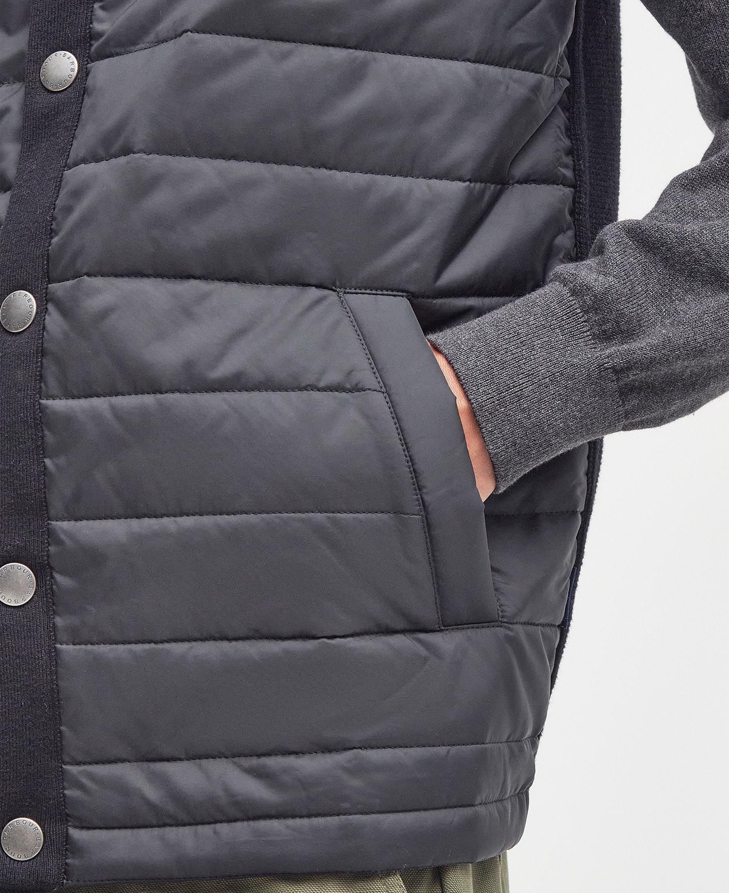 Barbour Jacket Essential Gilet Charcoal-Men&#39;s Jackets-Brooklyn-Vancouver-Yaletown-Canada