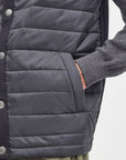 Barbour Jacket Essential Gilet Charcoal-Men's Jackets-Brooklyn-Vancouver-Yaletown-Canada