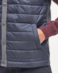 Barbour Jacket Essential Gilet Grey-Men's Jackets-Brooklyn-Vancouver-Yaletown-Canada