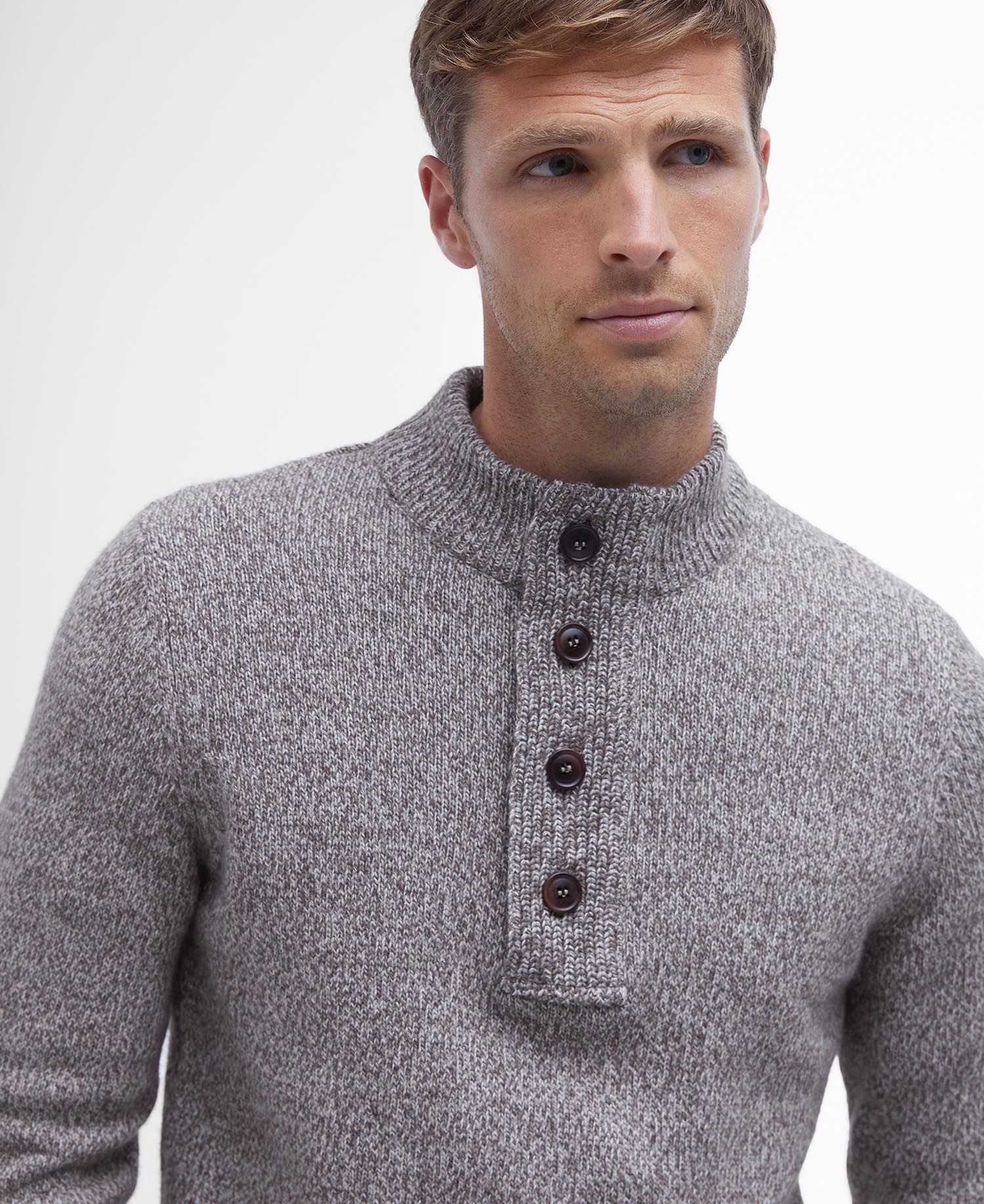 Barbour Sid Sweatshirt Stone-Men&#39;s Sweaters-Brooklyn-Vancouver-Yaletown-Canada