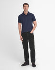 Barbour Tee Shirt Lightweight Polo Navy-Men's T-Shirts-Brooklyn-Vancouver-Yaletown-Canada