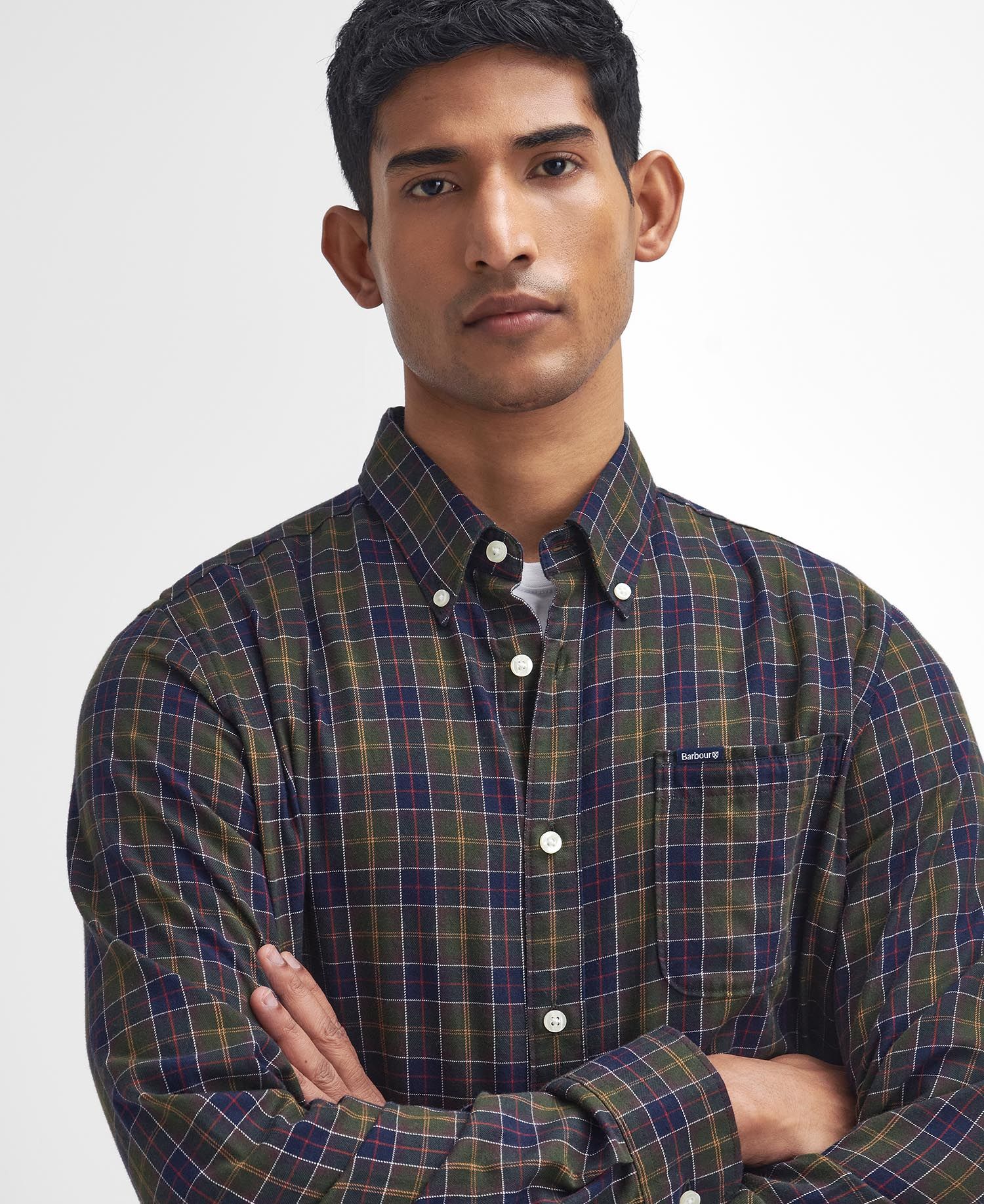 Barbour Shirt Lanark Tan11-Men&#39;s Shirts-Brooklyn-Vancouver-Yaletown-Canada