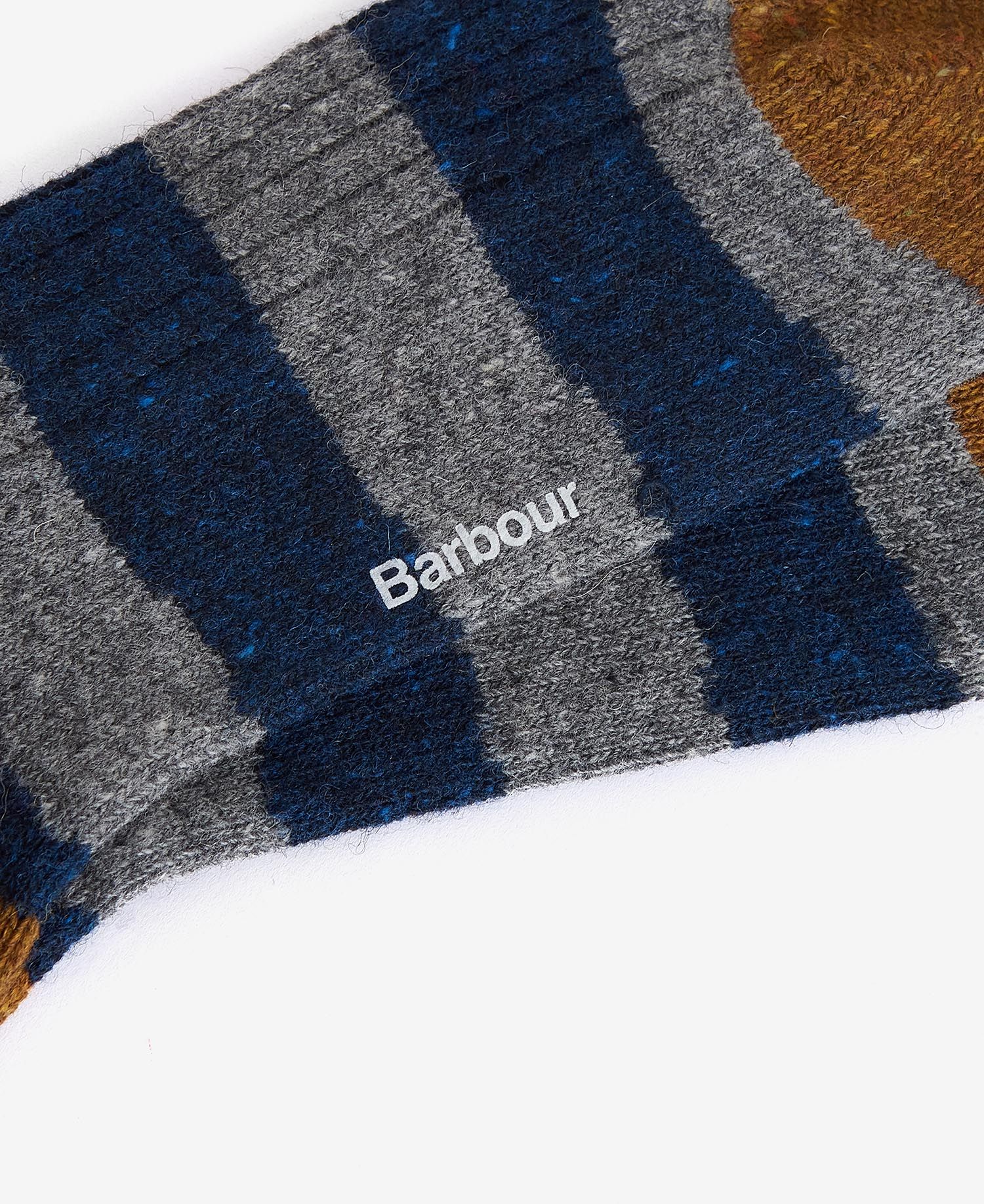 Barbour Accessories Houghton Striped Socks Grey Asphalt-Men's Accessories-Brooklyn-Vancouver-Yaletown-Canada