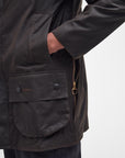 Barbour Coat Classic Beaufort Wax Olive-Men's Coats-Brooklyn-Vancouver-Yaletown-Canada