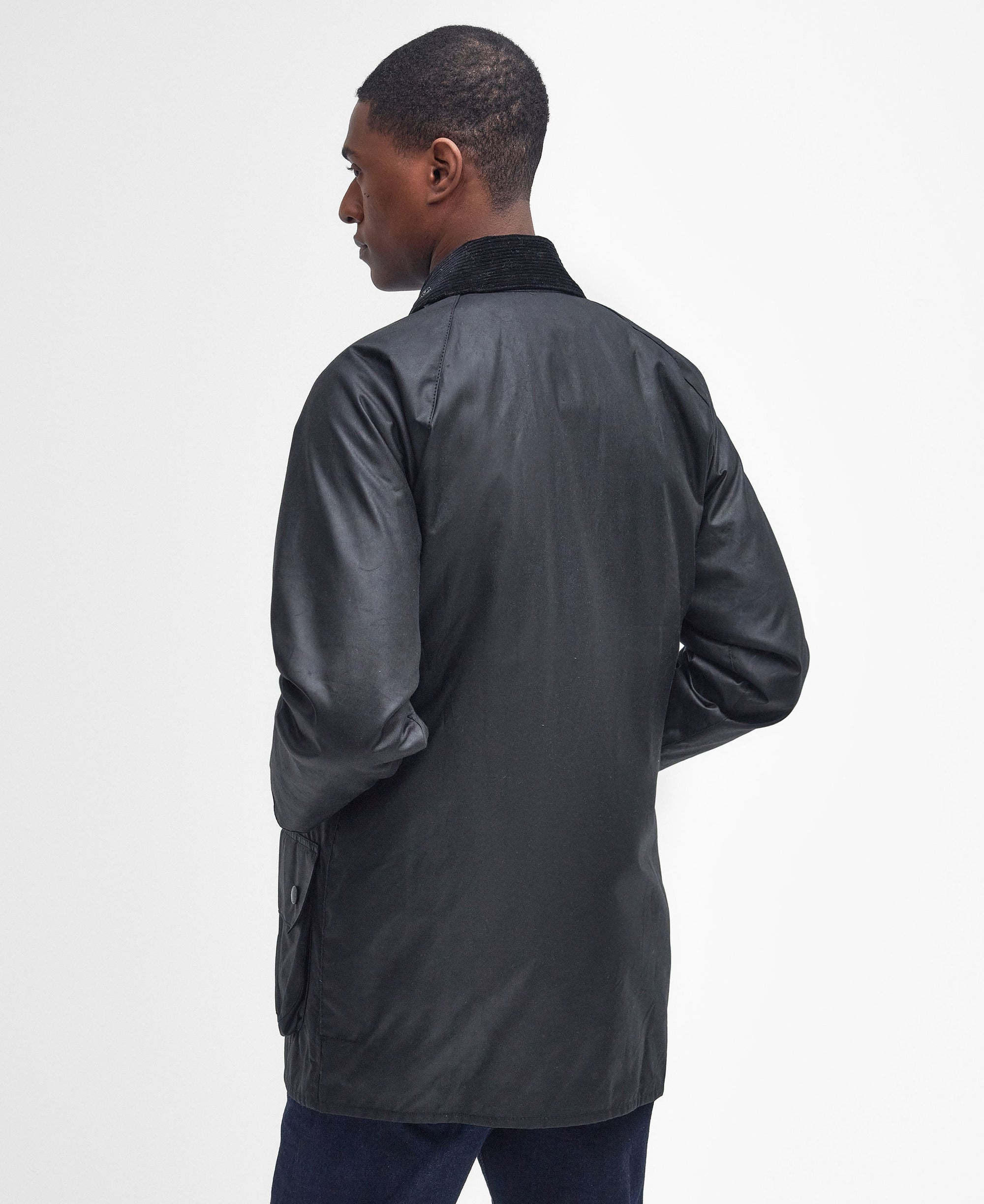 Barbour Beaufort Waxed Jacket - Black-Men&#39;s Coats-Brooklyn-Vancouver-Yaletown-Canada