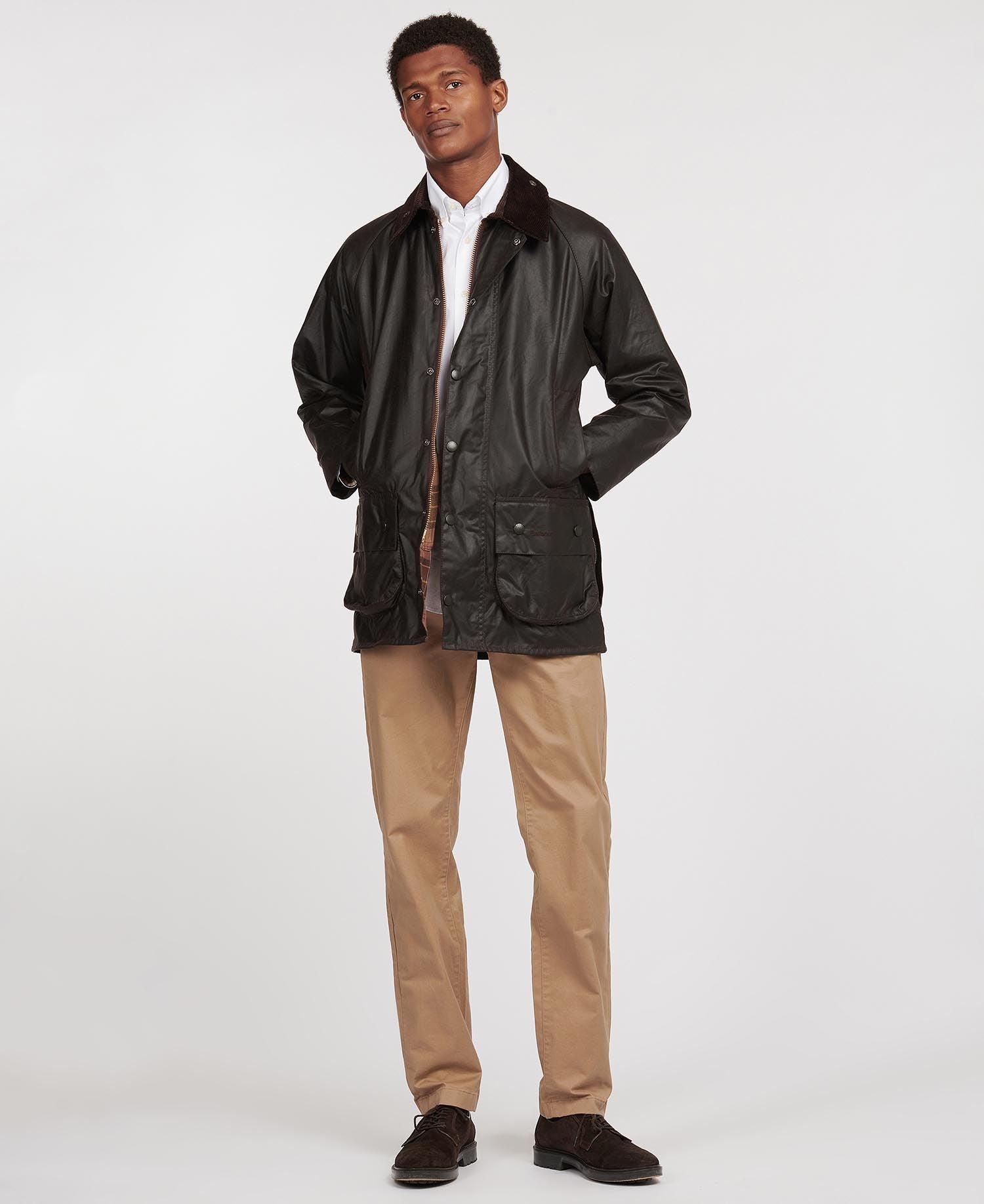 Barbour Beaufort Waxed Jacket Rustic-Men&#39;s Coats-Brooklyn-Vancouver-Yaletown-Canada