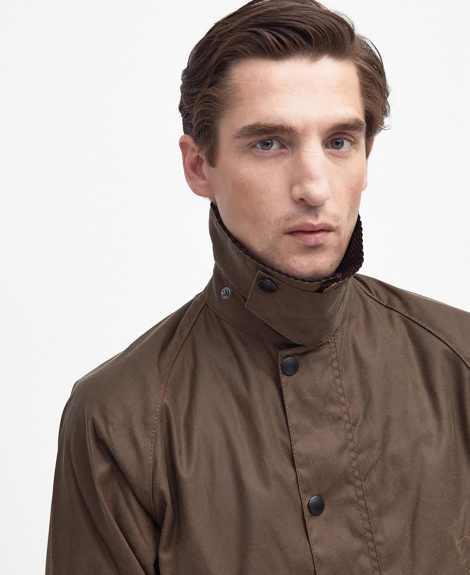 Barbour Bedale Wax Coat - Bark-Men&#39;s Coats-Brooklyn-Vancouver-Yaletown-Canada