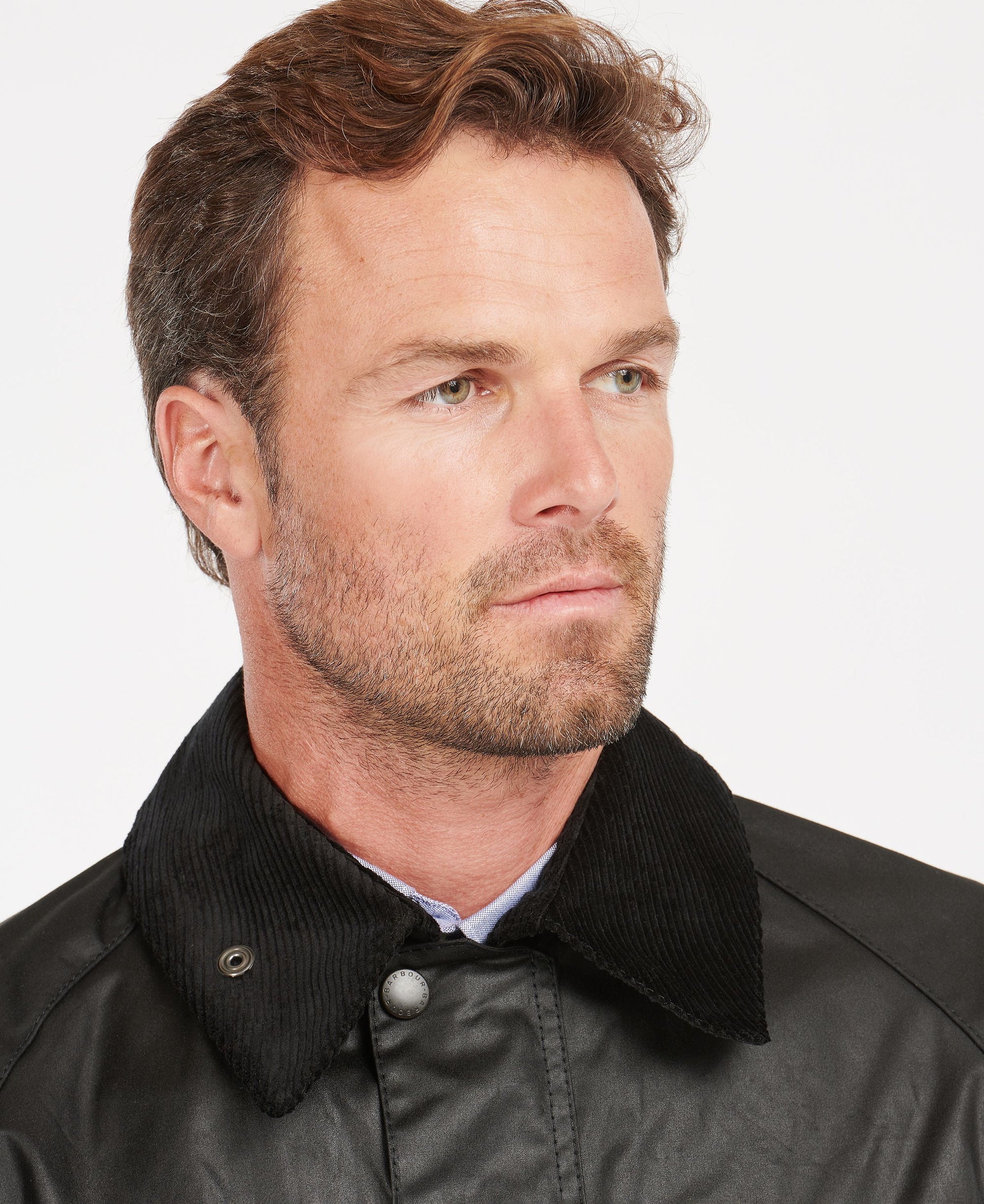 Barbour Bedale Wax Coat - Black-Men&#39;s Coats-Brooklyn-Vancouver-Yaletown-Canada