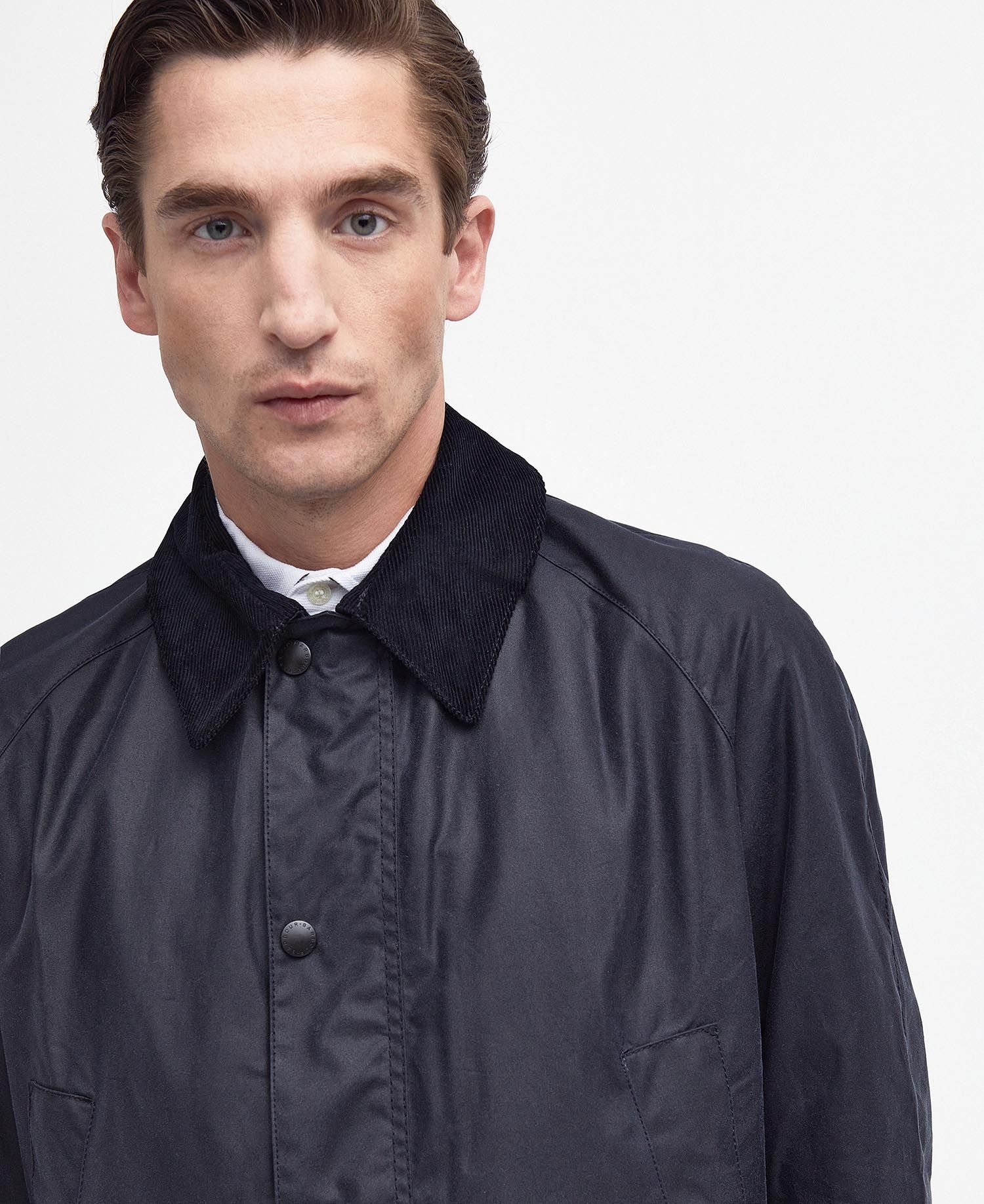 Barbour Coat Ashby Wax Navy-Men&#39;s Coats-Brooklyn-Vancouver-Yaletown-Canada