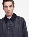 Barbour Coat Ashby Wax Navy-Men's Coats-Brooklyn-Vancouver-Yaletown-Canada