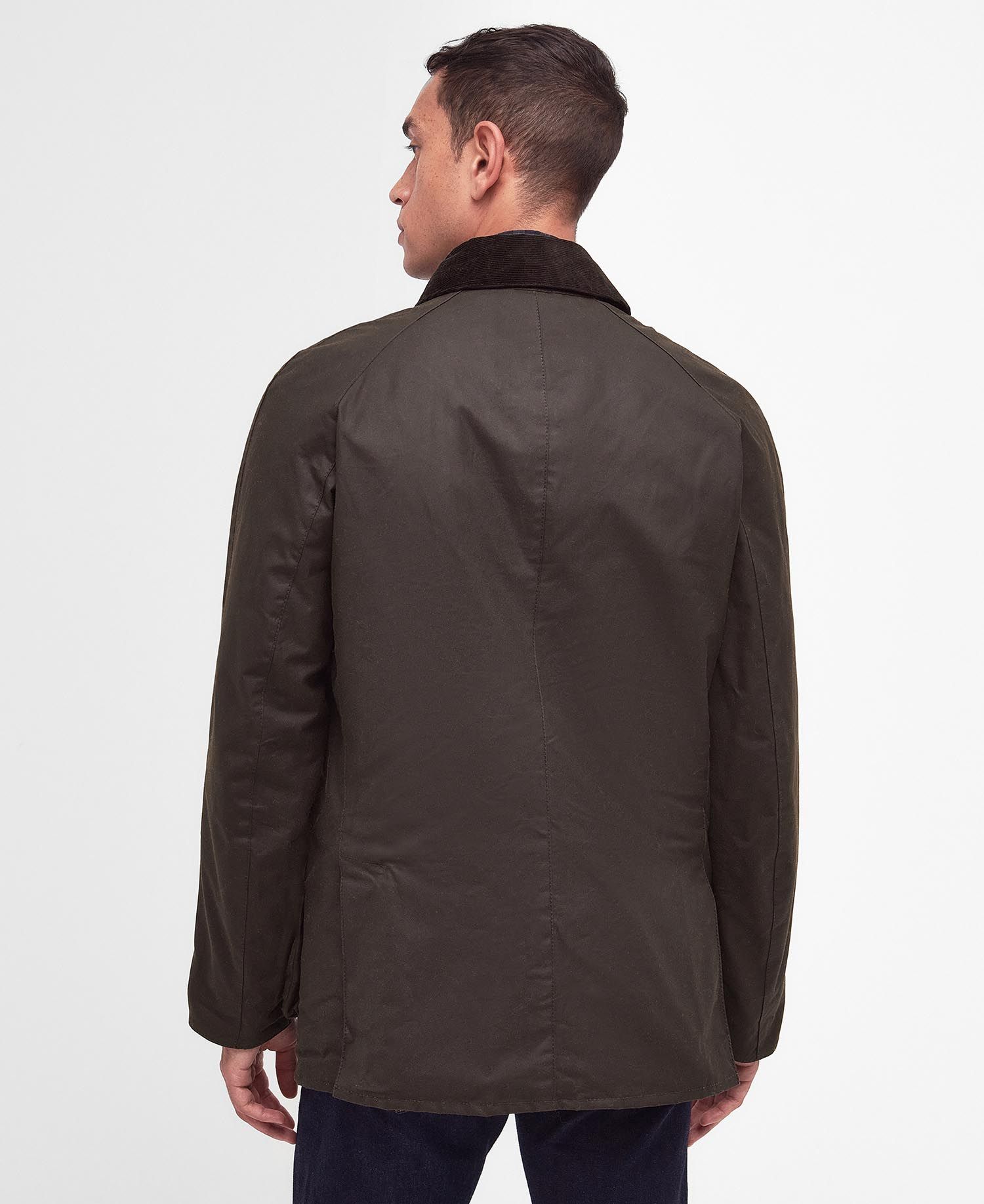 Barbour Coat Ashby Wax Mid Olive-Men's Coats-Brooklyn-Vancouver-Yaletown-Canada