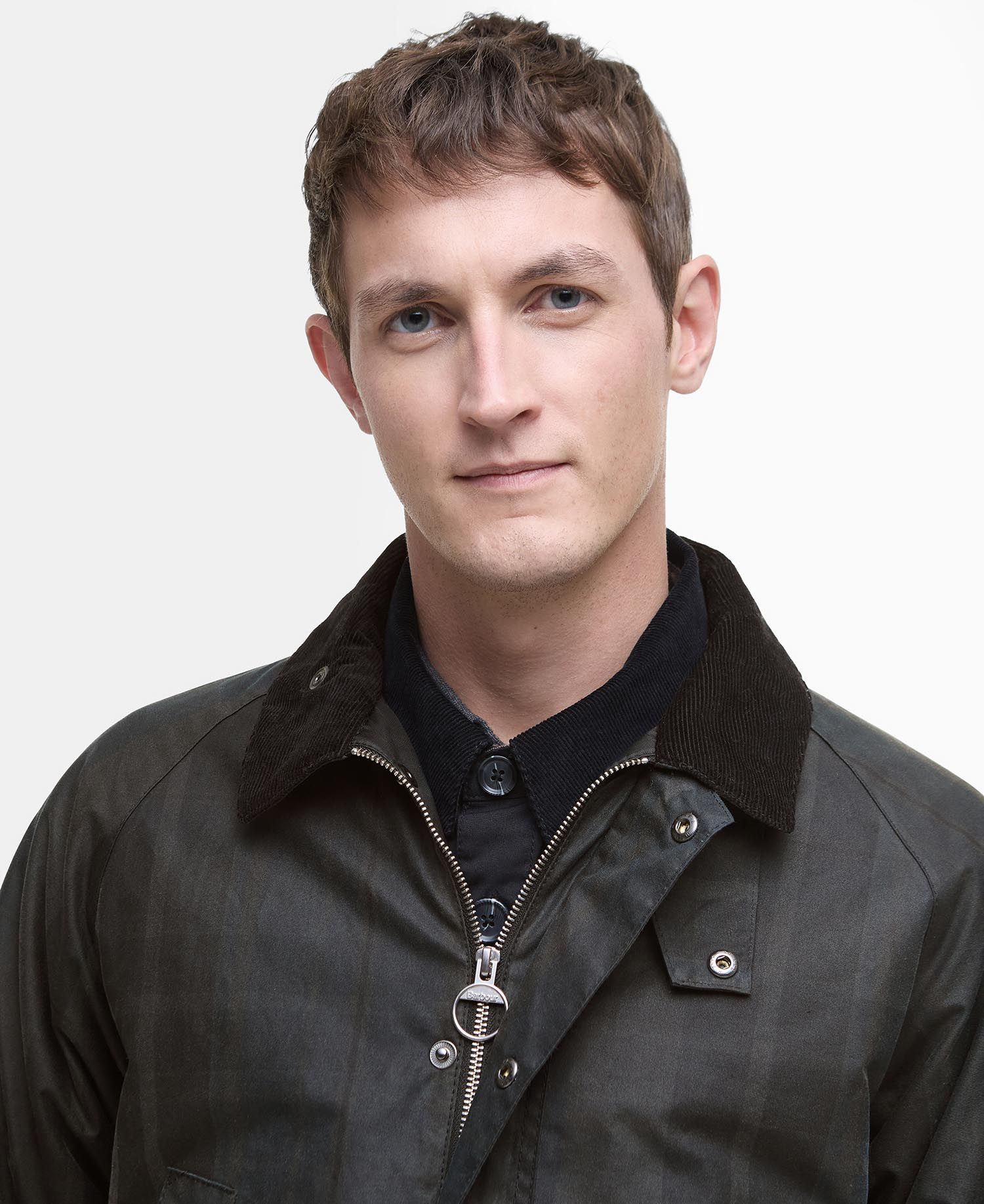 Barbour Bedale Wax Coat - Check Dundee-Men&#39;s Coats-Brooklyn-Vancouver-Yaletown-Canada