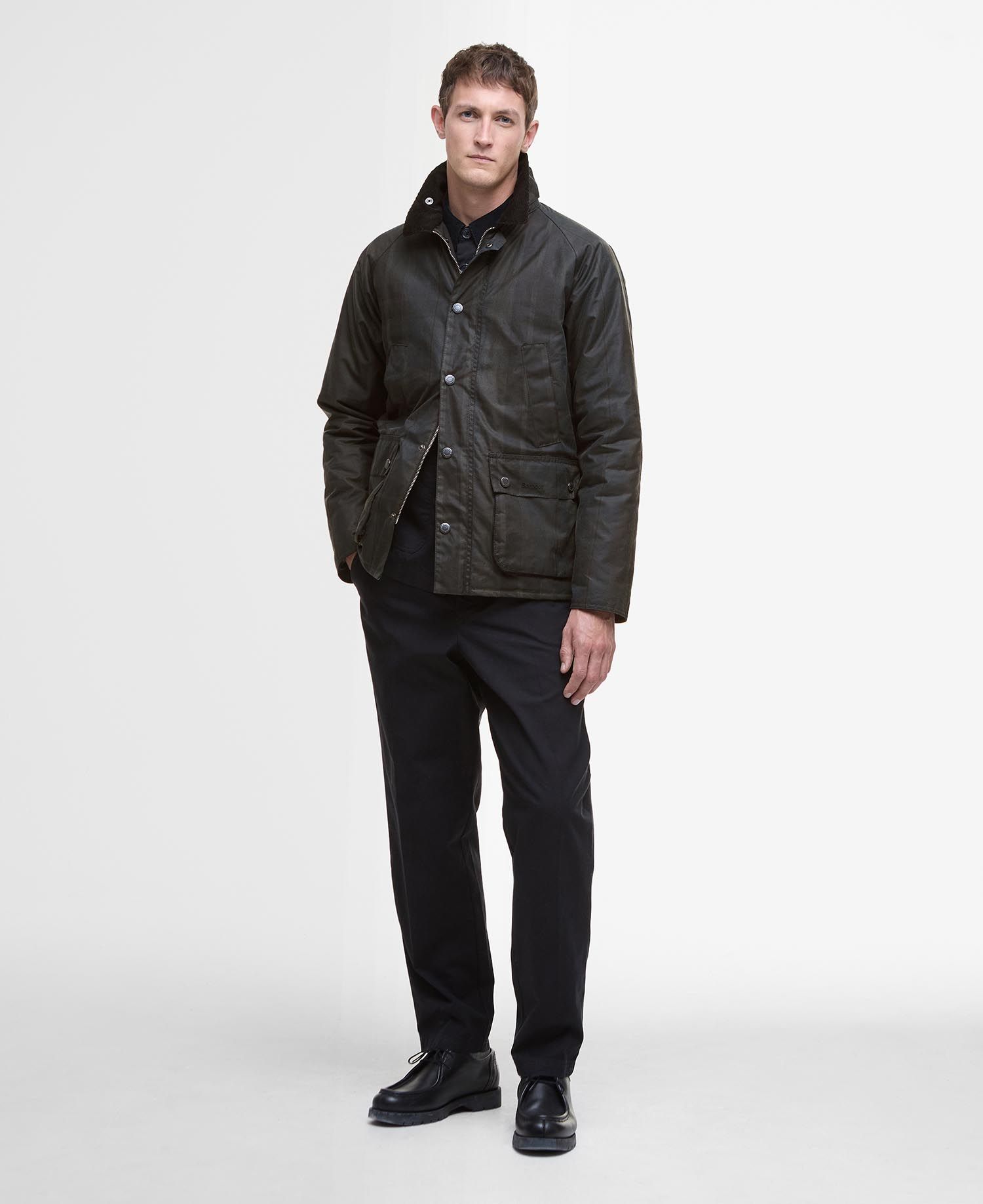 Barbour Bedale Wax Coat - Check Dundee-Men&#39;s Coats-Brooklyn-Vancouver-Yaletown-Canada