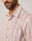 Peregrine Beach Shirt SS Candy Stripe-Men's Shirts-Brooklyn-Vancouver-Yaletown-Canada