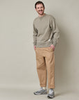 Merz Sweatshirt 19 Oz Relaxed Fit Grey Melange Vintage-Men's Sweatshirts-Brooklyn-Vancouver-Yaletown-Canada