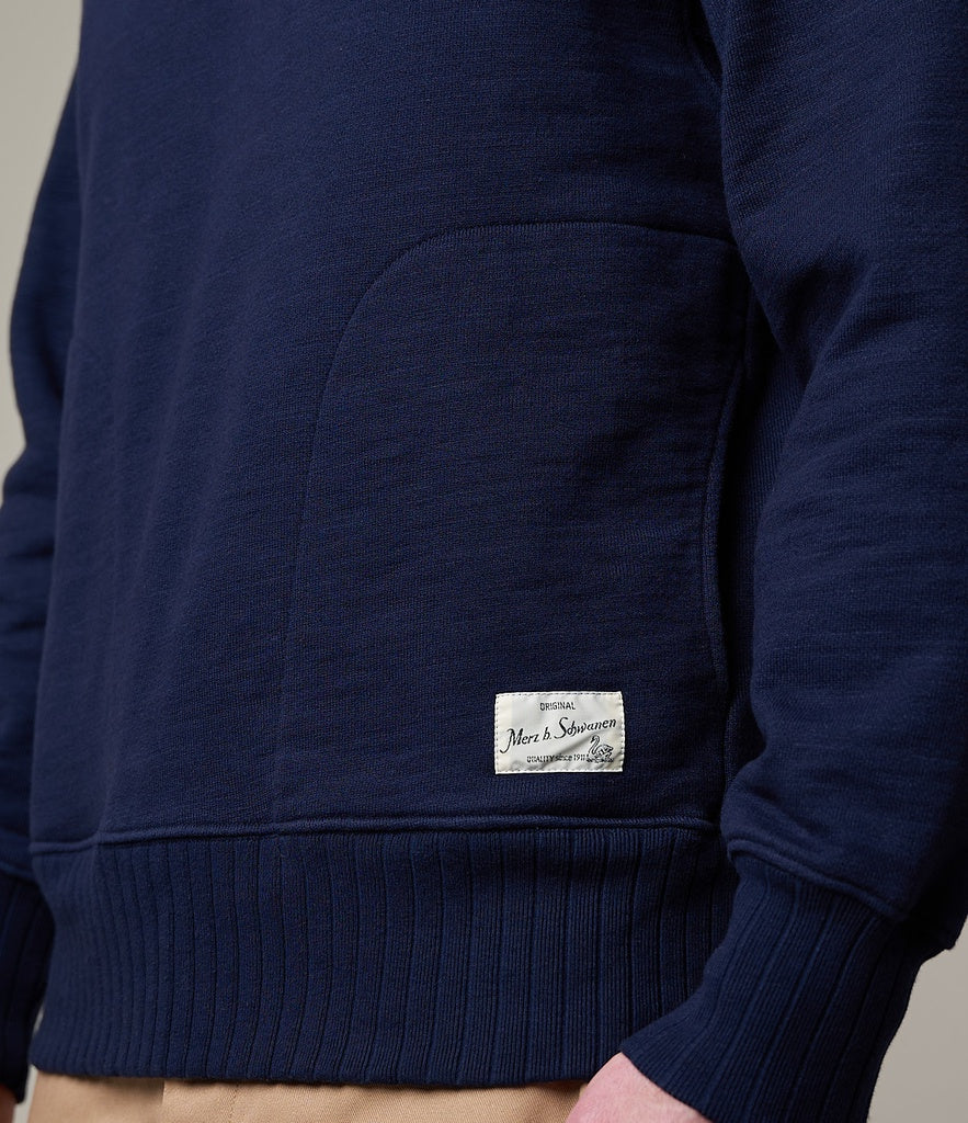 Merz Hoodie 19 Oz Relaxed Fit Dark Navy-Men&#39;s Sweatshirts-Brooklyn-Vancouver-Yaletown-Canada