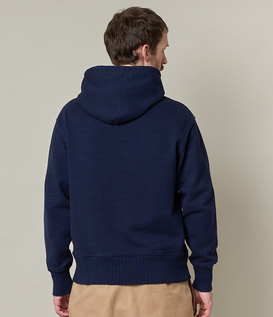 Merz Hoodie 19 Oz Relaxed Fit Dark Navy-Men's Sweatshirts-Brooklyn-Vancouver-Yaletown-Canada