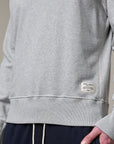 Merz Sweatshirt 10.6 Oz Relaxed Fit Grey Melange-Men's Sweatshirts-Brooklyn-Vancouver-Yaletown-Canada