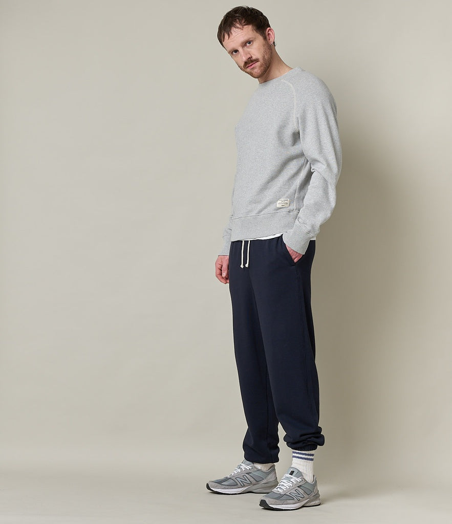 Merz Sweatshirt 10.6 Oz Relaxed Fit Grey Melange-Men&#39;s Sweatshirts-Brooklyn-Vancouver-Yaletown-Canada