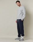 Merz Sweatshirt 10.6 Oz Relaxed Fit Grey Melange-Men's Sweatshirts-Brooklyn-Vancouver-Yaletown-Canada