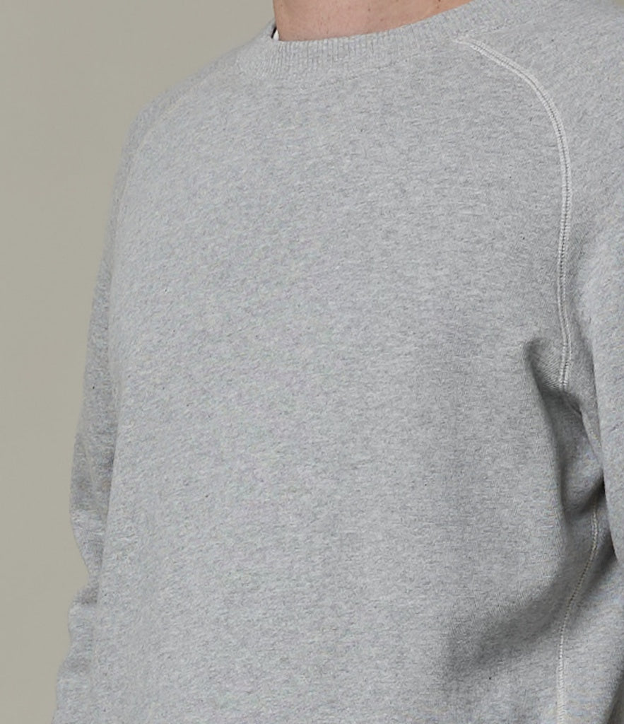 Merz Sweatshirt 10.6 Oz Relaxed Fit Grey Melange-Men&#39;s Sweatshirts-Brooklyn-Vancouver-Yaletown-Canada