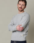 Merz Sweatshirt 10.6 Oz Relaxed Fit Grey Melange-Men's Sweatshirts-Brooklyn-Vancouver-Yaletown-Canada