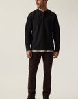 34 Heritage LS Henley Black-Men's T-Shirts-Brooklyn-Vancouver-Yaletown-Canada